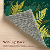 Lush Green Abstract Floral Design(Green)