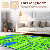 Lively Street Map Educational Visual(Green)