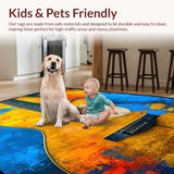 Chic Abstract Guitar Silhouette(Blue)