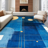 Elegant Stained Glass Inspired Motif(Blue)
