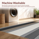 Contemporary Two Tone Stripe Fusion(Gray)