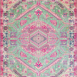 Elegant Vintage Geometric Motif Fusion(Green)