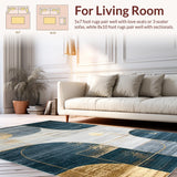 Artistic Navy and Gold Mosaic Theme(Blue)