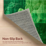 Elegant Olive Green Abstract Design(Green)