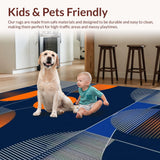 Eclectic Colorful Modern Texture Blend(Blue)