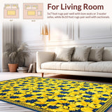 Vibrant Petal Patterned Visual(Yellow)