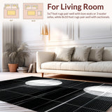 Contemporary Cozy Fluffy Design(Black)