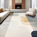 Chic Grey Beige Contemporary Abstract Animal Inspired Geometric(Gray)