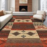 Eclectic Multi tone Abstract Artwork(Red)