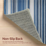 Contemporary Striped Vintage Fusion(Blue)
