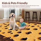 Charming Round Treat Motif Design(Beige)