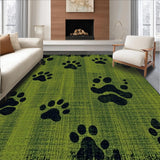 Ultra Soft Area Rug, Non Slip, Stain Resistant, Washable Area Rugs for Living Room, Bedroom, Serene Natural Landscape Vibe(Green)