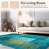 Elegant Smooth Line Motif(Blue)