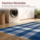 Rustic Blue Checkered Aesthetic(Blue)