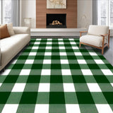Contemporary Green Tartan Vibe(Green)