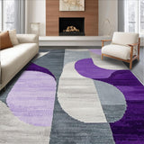 Ultra Soft Area Rug, Non Slip, Stain Resistant, Washable Area Rugs for Living Room, Bedroom, Luxurious Modern Graphic Arrangement(Gray)