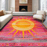 Playful Fringed Rainbow Motif(Pink)