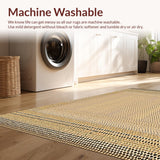 Ultra Soft Area Rug, Non Slip, Stain Resistant, Washable Area Rugs for Living Room, Bedroom, Beige Wildcat Cheetah Area(Beige)