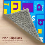 Colorful Numbers and Shapes Arrangement(Blue)