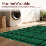 Chic White and Green Plaid(Green)