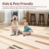 Berber Stripes Area Heritage Trails Collection Long Runner Beige(Beige)