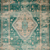 Ultra Soft Area Rug, Non Slip, Stain Resistant, Washable Area Rugs for Living Room, Bedroom, Transitional Subtle Patterned Design(Green)