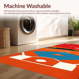 Chic Modern Baseball Illustration(Red)