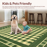 Cozy Earthy Toned Shaggy Design(Green)