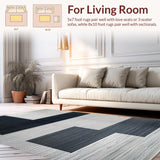 Chic Abstract Plush Round Shape(Black)