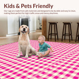 Playful Whimsical Checkered Style(Pink)