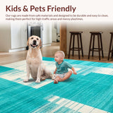 Fresh Abstract Color Block Palette(Blue)