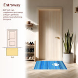 Contemporary Bold Striped Arrangement(Blue)