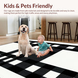 Charming Reversible Rustic Plaid Arrangement(Black)