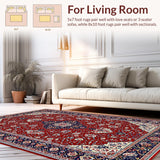 Chic Lattice Floral Composition(Red)