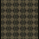 Chic Gold Geometric Texture(Black)