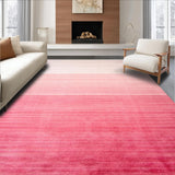 Ultra Soft Area Rug, Non Slip, Stain Resistant, Washable Area Rugs for Living Room, Bedroom, Contemporary Soft Blush Aesthetic(Pink)