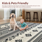 Geometric Black Ivory Elegance(Black)