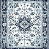 Chic Transitional Symmetrical Design(Blue)