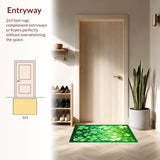 Elegant Natural Coir Texture(Green)