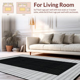 Minimalist Black and White Grid Layout(Black)