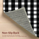 Chic Monochrome Geometric Print(Black)