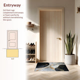 Chic Minimalist Gray Patterned Style(Black)