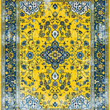 Bright Earthy Geometric Fusion(Yellow)