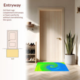 Distinctive Psychedelic Color Play(Blue)