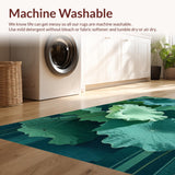 Nature Inspired Circular Floral Motif(Green)