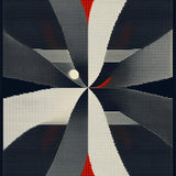 Contemporary Circular Optical Effect(Black)