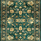 Cozy Green and Black Trellis Theme(Green)