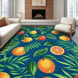 Colorful Abstract Botanical Motif(Blue)
