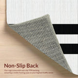 Chic Black and White Striped Elegance(Black)