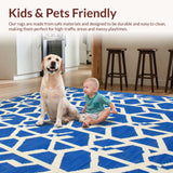 Contemporary Blue Tiled Arrangement(Blue)